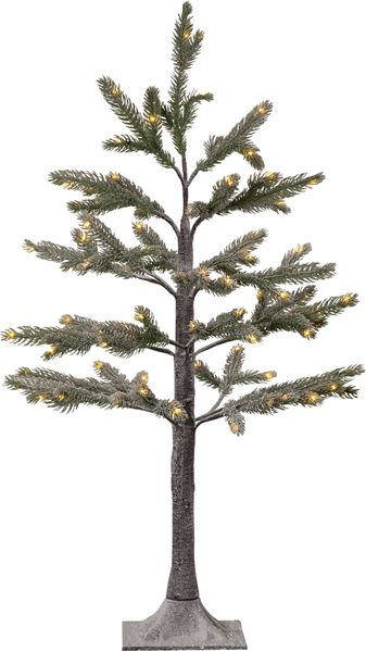 Outdoor Dekobaum Tanne LED-Beleuchtung beschneite Zweige H 90cm