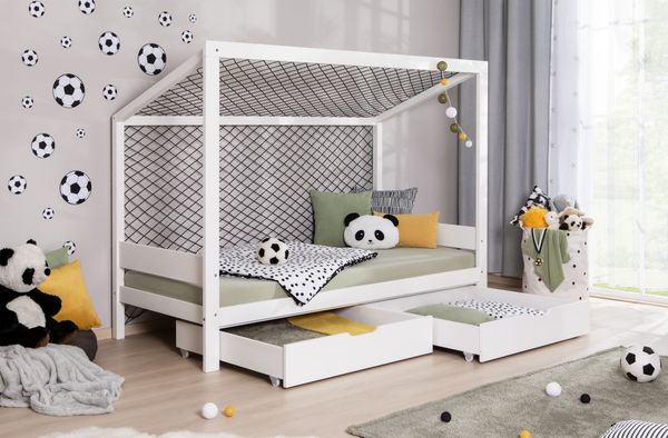 Kinderbett Fußballbett "Kimi" 90x200 Kiefer massiv