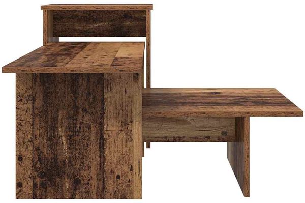 Konsolentisch, Beistelltisch, Konsole Altholz 91,5 x 35 x 38,5 cm Holzwerkstoff Bild 6