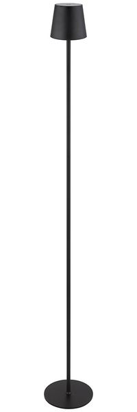LED Stehleuchte, schwarz, Touchdimmer, IP44, H 120 cm