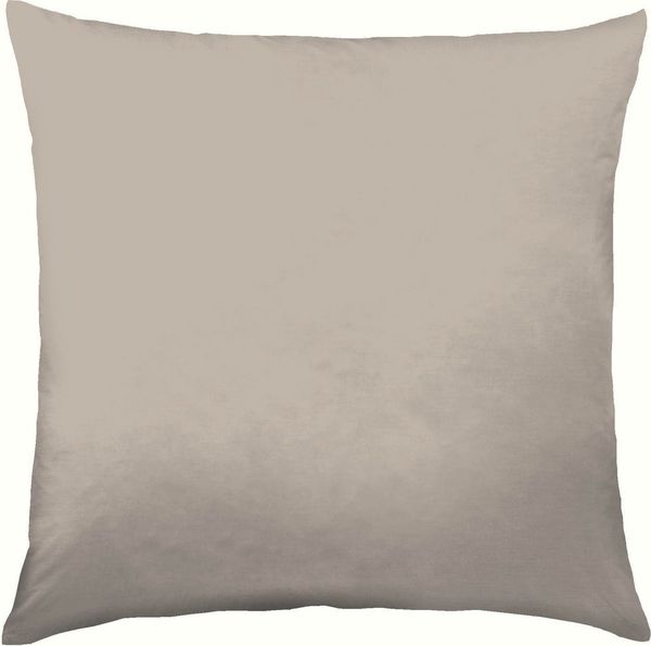 Kaeppel Kissenbezug Uni Mako-Satin, 100% Baumwolle, (1 Stück), Kissenhülle in vielen schönen Farbtönen mit Reißverschluss
