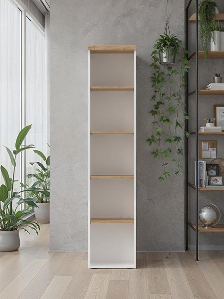 Home affaire Aktenregal Easy, Bücherregal, Standregal, für Büro und Zuhause, Anti-Kipp-Schutz, Top 38 mm stark, 4 Böden, B/H 41/191 cm