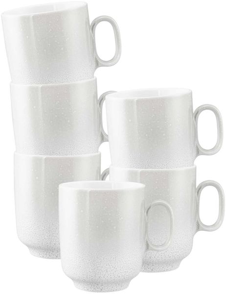 Seltmann Weiden Sento Home Henkelbecher 400 ml 6er Set - Aura white