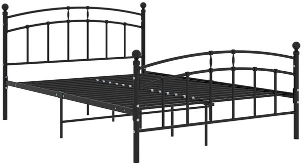 vidaXL Bettgestell Schwarz Metall 200x200 cm [324985] Bild 2