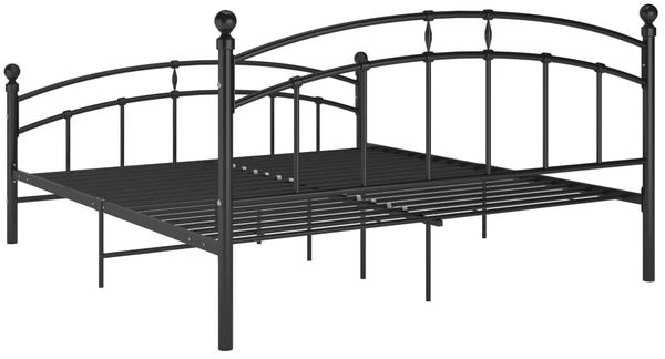 vidaXL Bettgestell Schwarz Metall 200x200 cm [324985] Bild 5