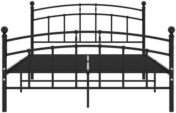 vidaXL Bettgestell Schwarz Metall 200x200 cm [324985] Bild 3