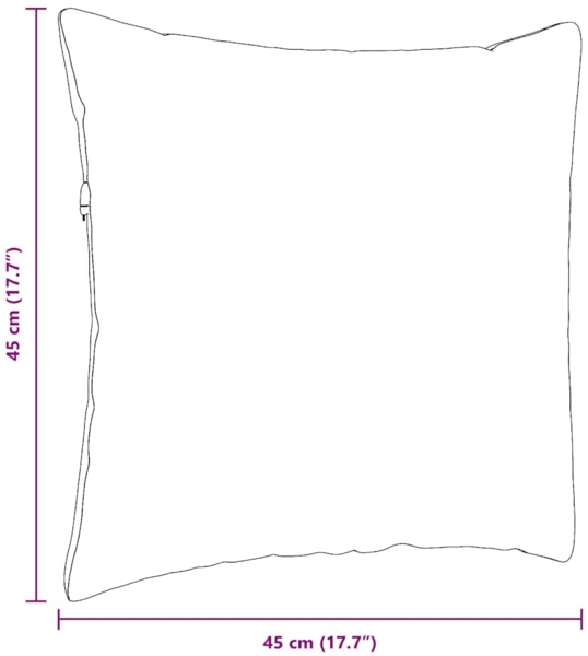 vidaXL Sofakissen 2 Stück Taupe 45 x 45 cm Stoff 42013917 Bild 8