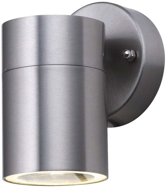 LED Wandleuchte, Edelstahl, H 11,6 cm, OUTDOOR
