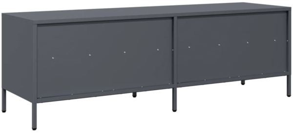 vidaXL TV-Schrank Anthrazit 135x39x43,5 cm Kaltgewalzter Stahl 851336 Bild 6