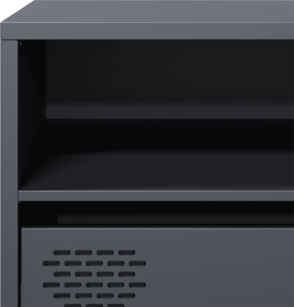 vidaXL TV-Schrank Anthrazit 135x39x43,5 cm Kaltgewalzter Stahl 851336 Bild 8