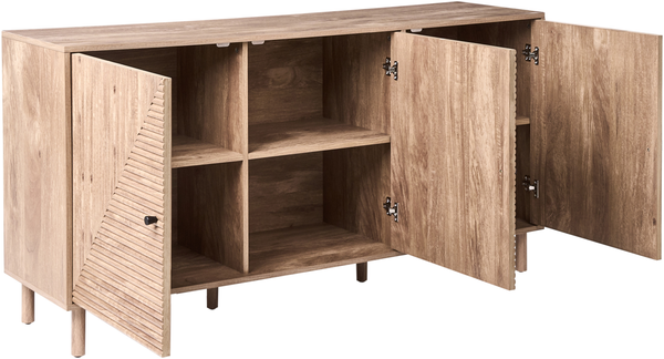 Sideboard mit 3 Türen RONGE Hellbraun Bild 4