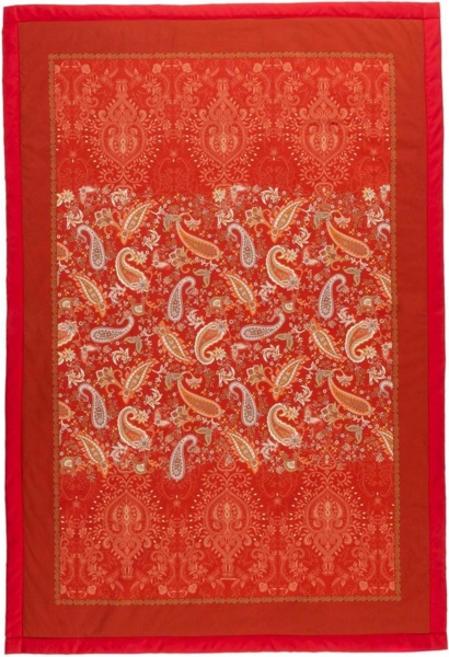 Bassetti Granfoulard Plaid Decke Wohndecke Monnalisa R1 rot 135x190