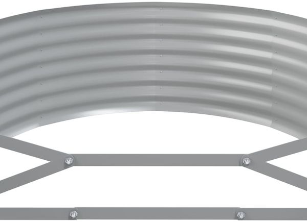 vidaXL Hochbeet Verzinkter Stahl 322x100x36 cm Grün 318998 Bild 5