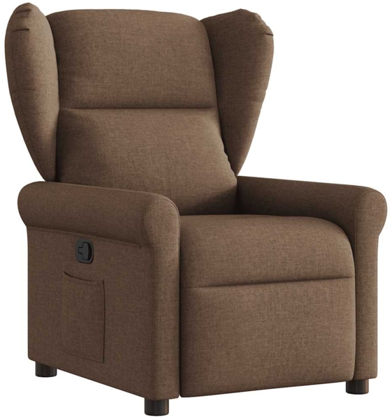 vidaXL Relaxsessel Braun Stoff 4015660