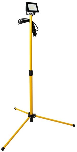 proventa LED Arbeitsleuchte LED-Arbeitsstrahler, LED, mit 1,2m Stativ 20W neutralweiß IP54 2,5 m Zuleitung
