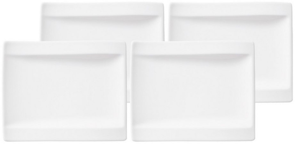 Villeroy & Boch NewWave Brotteller 18 x 15 cm 4er Set
