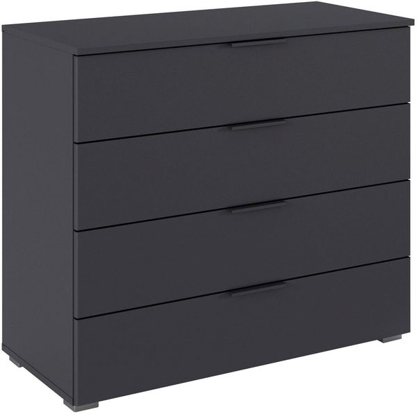 OTTO home Schubkastenkommode Sideboard Schubladenkommode AGORDO mit Dekor- oder Hochglanzfront (in zwei Griff-Farben, Breite 80 cm), vier große und geräumige Schubladen mit viel Stauraum MADE IN GERMANY