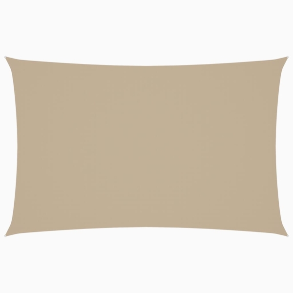 vidaXL Sonnensegel Oxford-Gewebe Rechteckig 2x4,5 m Beige 135148