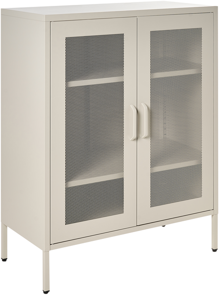 Schrank WAKATIPU Metall Hellbeige