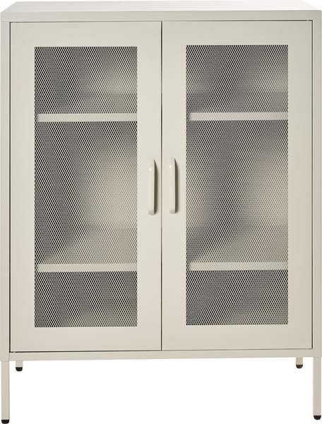 Schrank WAKATIPU Metall Hellbeige Bild 4