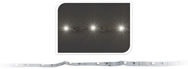 edelman LED-Streifen LED Stripe 100 cm – 300 cm - 3 Varianten – Batteriebetrieben & kürzbar