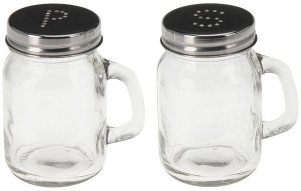 Neuetischkultur Salz- / Pfefferstreuer Salz-und Pfefferstreuer, 2er Set mit Henkel, (2-tlg)