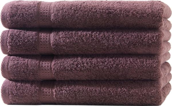 Hometex Premium Textiles Handtuch in Premium Qualität 500 g/m², Feinster Frottier-Stoff 100% Baumwolle, 4x Handtuch, weich, saugfähig, extra schwer & flauschig - TEST BILD TOP MARKE 2025 Bild 1