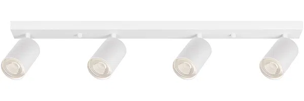 Braytron LED Deckenstrahler 4-flammig GU10 640mm Schwenkbar Weiß