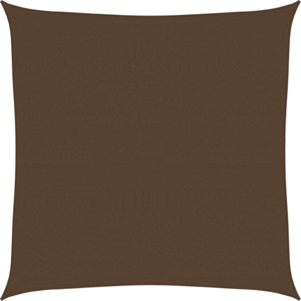 vidaXL Sonnensegel 160 g/m² Braun 7x7 m HDPE 311775