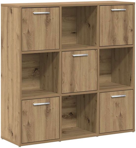 Bücherregal | Standregal Artisan-Eiche 90x28x90 cm Holzwerkstoff