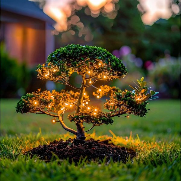 esotec LED-Lichterkette 24 bernstein-LEDs 2,3m LED Kette, 2m Zuleitung Weihnachtsdeko 102172