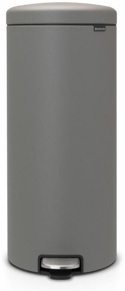 Brabantia Mülleimer NewIcon, Mineral Concrete Grey, 30 L