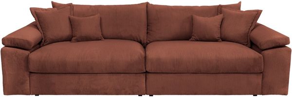 Home affaire Big-Sofa Soft&Cosy XXL, B: 303 cm - OTTO. Verlässliche Qualität, Mega-Sofa, Cord oder Chenille-Struktur, mit Federkern & 4 Zierkissen
