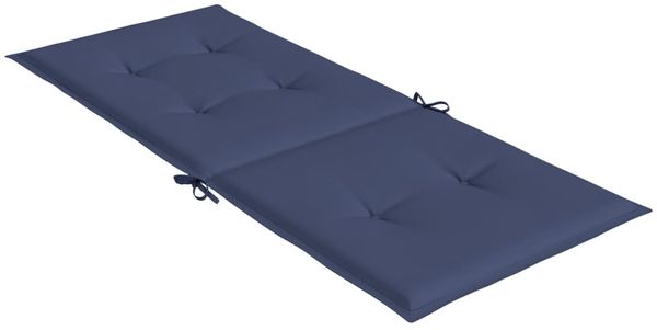 vidaXL Hochlehner-Auflagen 2 Stk. Marineblau Stoff 378611 Bild 6