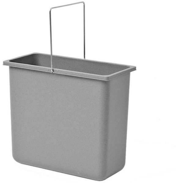 HAILO 1009319 Inneneimer 12 Liter in hellgrau für Allegro, Cargo und XXL / Ersatzeimer