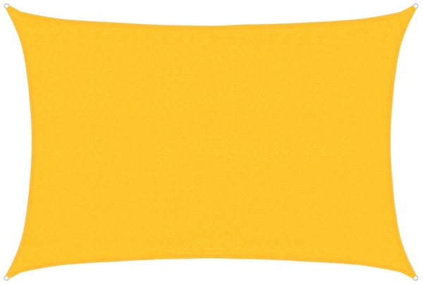 vidaXL Sonnensegel 160 g/m² Rechteckig Gelb 3,5x5 m HDPE 311572