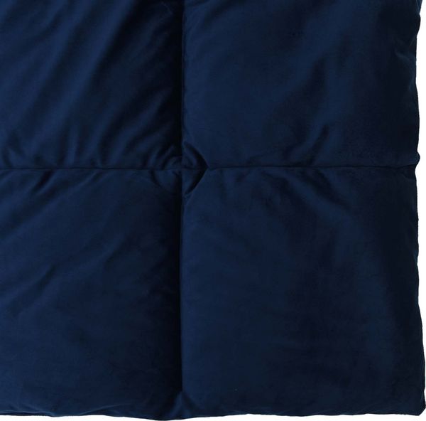 vidaXL Ganzjahresbettdecke Dunkelblau 220 x 260 cm Mikrofaser 42026059 Bild 6