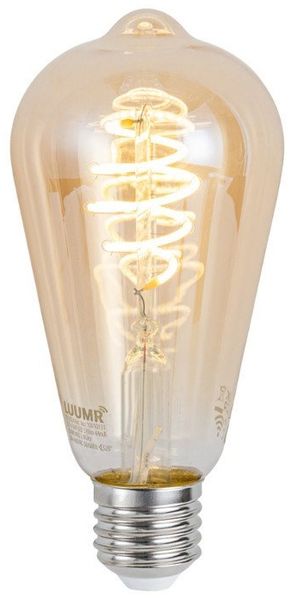 Qazqa Pendelleuchte Pallon, LED wechselbar, E27, Chrom, Art Deco, Glas, 1-flammig
