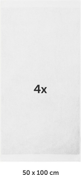 Blumtal Handtücher Premium Set, weich und saugstark in 50x100 cm, Frottee (4-St), in Premium Qualität 500 g/m²aus 100% Baumwolle