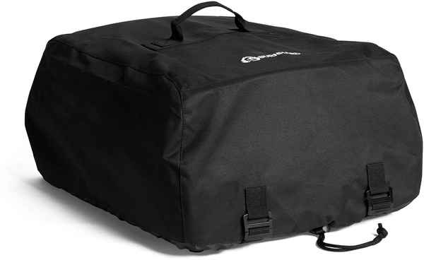 BURNHARD® Transport-Tasche für TONY Gas-Pizzaofen, UV-beständige Abdeckung, wetterbeständig, wasserabweisend, mit Tragegriffen und Gasschlauch-Fixierung - Schwarz - #946125
