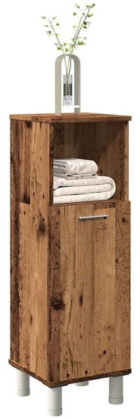 vidaXL Badschrank Altholz-Optik 30x30x95 cm Holzwerkstoff 856137