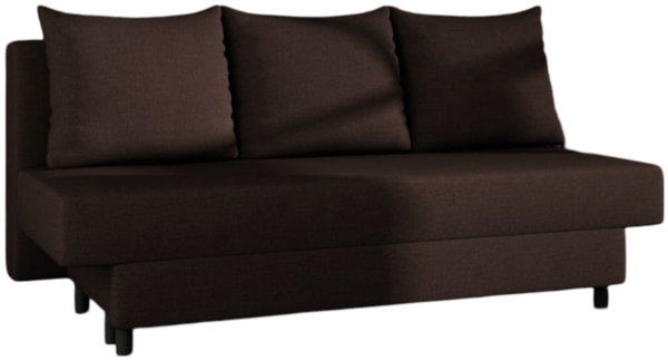 Designer Sofa Anisa mit Schlaffunktion Braun