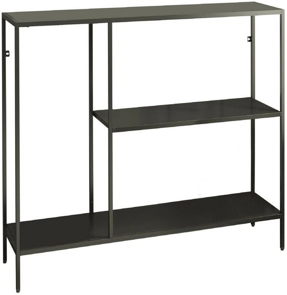 Dmora Konsolentisch Noto, Tisch, Eingangskonsole, Regal, 80x30 h80 cm, Schiefer