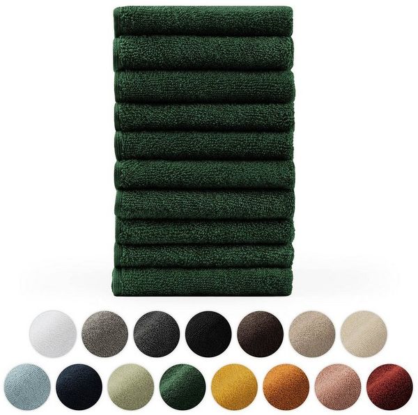 Blumtal Gästehandtücher Premium 10er Set Gästehandtücher rechteckig 30x50cm, Frottee (10-St), Handtücher Set, 100% Baumwolle