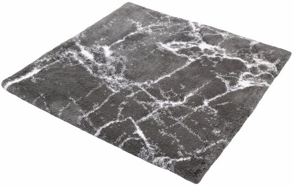 Kleine Wolke Como Badteppich, 100% Baumwolle, Platin, 60x60 cm, 4004478267015
