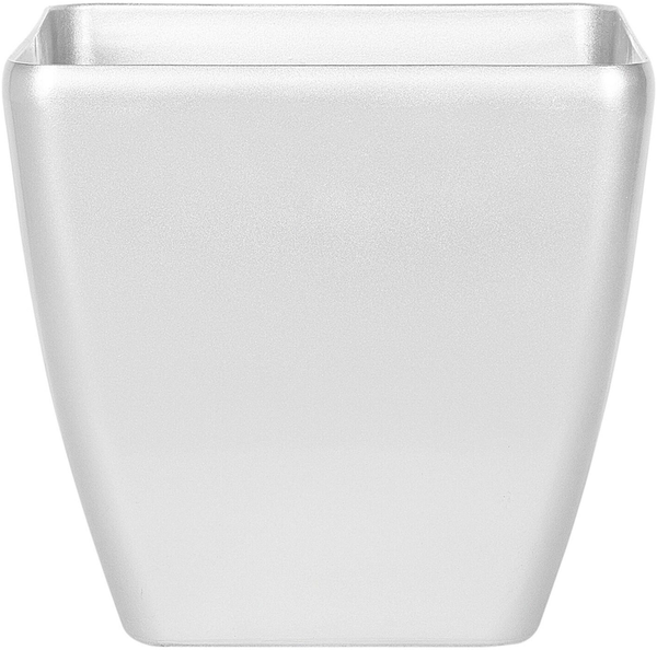 Blumentopf silber quadratisch 42 x 42 x 41 cm ASTRAS