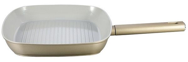 Pfanne Grillpfanne 28x28cm Antihaftbeschichtung Induktion Swiss Haus SH-SCGP28CH