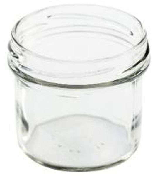 Patentglas TO-Glas Sturz 125 ml Ø66xH58mm ohne Deckel Glas 48 Stk./Krt.