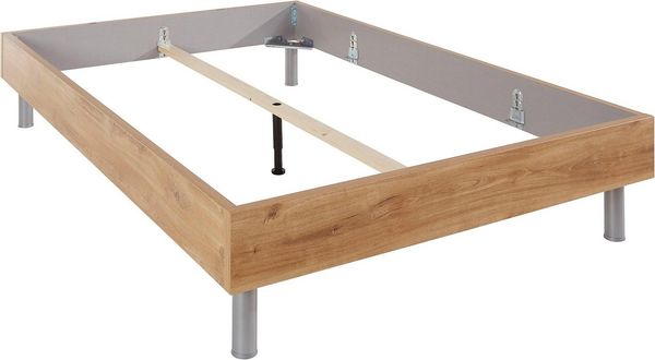 Wimex Bett Easy, große Auswahl an Größen und Farben, auch in Komforthöhe (Made in Germany), ohne Kopfteil, ideal unter Dachschrägen oder Fenster