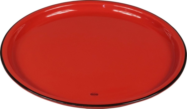 Teller Speiseteller Essteller Groß Ø27cm Geschirr Retro Cabanaz rot 1201500